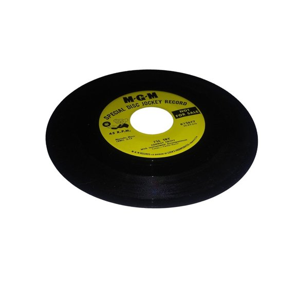 Conway Twitty I'll Try 45 Record Special Disc Jockey Record Not For Sale HTF - Picture 3 of 6